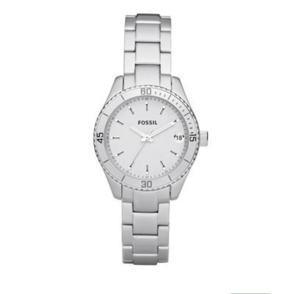 Fossil Accessories - Fossil Retro Traveler Stainless Steel Watch EUC